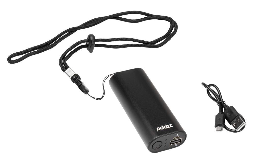 Zippo Black HeatBank 6 up to 6 hours of warmth on a single charge