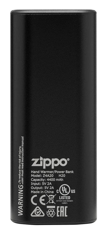 Zippo Black HeatBank 6 high and low temperature settings