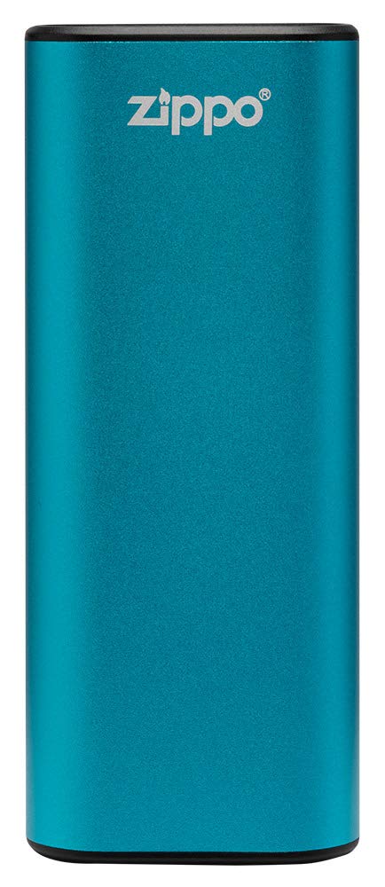 Zippo Blue HeatBank 6 side controls show adjustable heat for personal comfort.