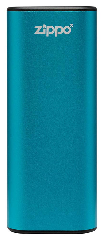 Zippo Blue HeatBank 6 side controls show adjustable heat for personal comfort.