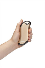 Zippo Champagne HeatBank 9s in-pocket use demonstrates portable warmth for commutes.