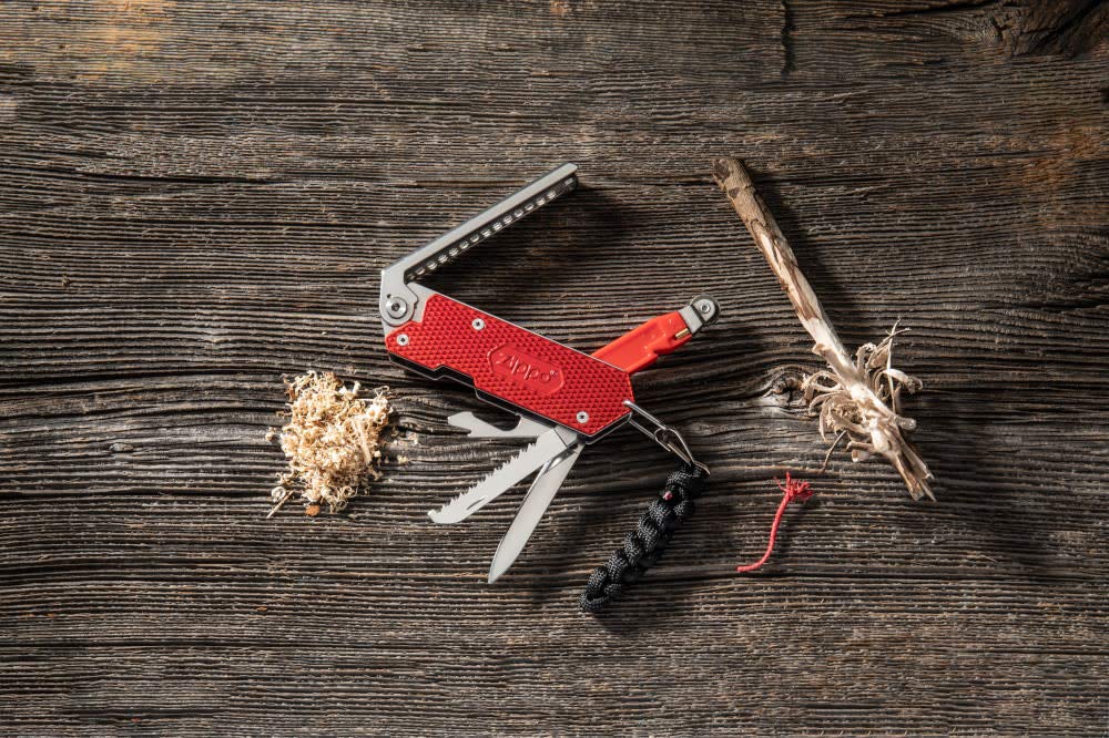 Zippo Fire Starting Multi-Tool saw blade and screwdriver handle rugged camp tasks.