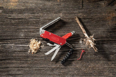 Zippo Fire Starting Multi-Tool saw blade and screwdriver handle rugged camp tasks.