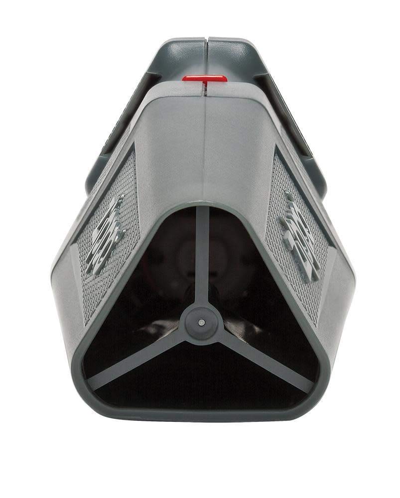 Zippo Firefast Bellows flame-retardant nozzle directs air safely toward a fire.