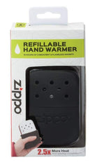 Durable metal construction of Zippo hand warmer supports rugged outdoor use.