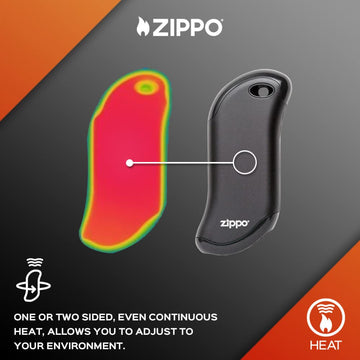 Zippo HeatBank 9s battery indicator showing charge status for outdoor use