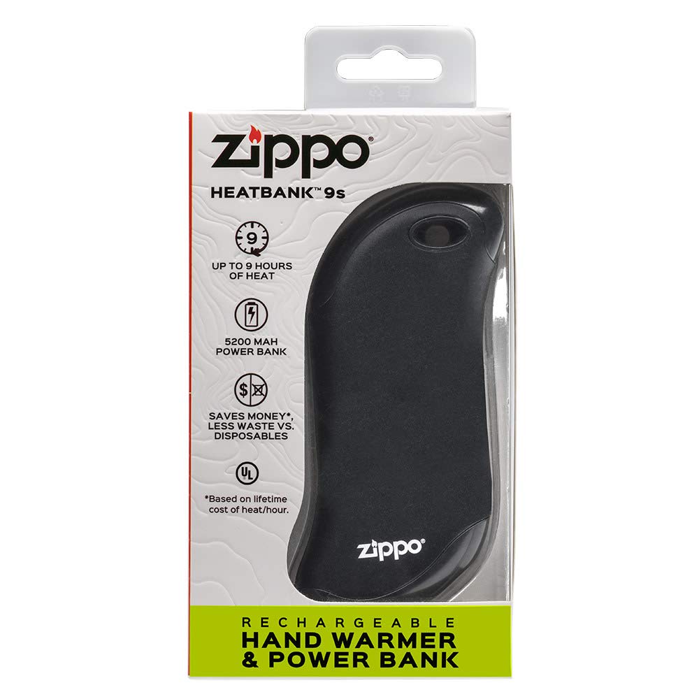 Zippo HeatBank 9s model Z4A18 reference on the device