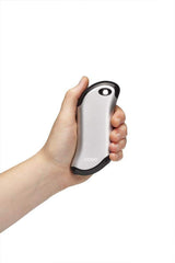 Zippo HeatBank 9S USB charging port shows device compatibility during outdoor use.