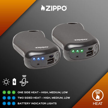 Zippo HeatBank 9s USB charging cable for on-the-go power