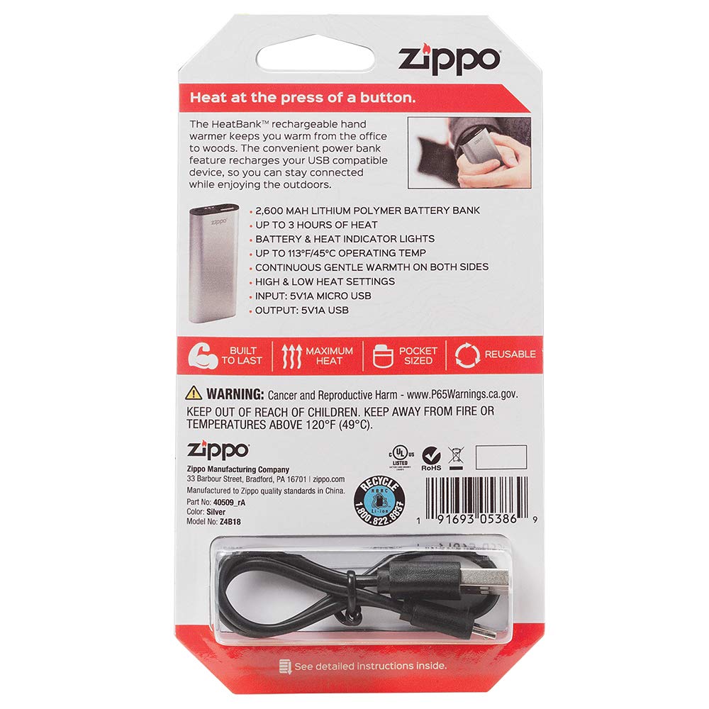 Zippo HeatBank 3 in-use warmth keeps hands comfortable during chilly outings.