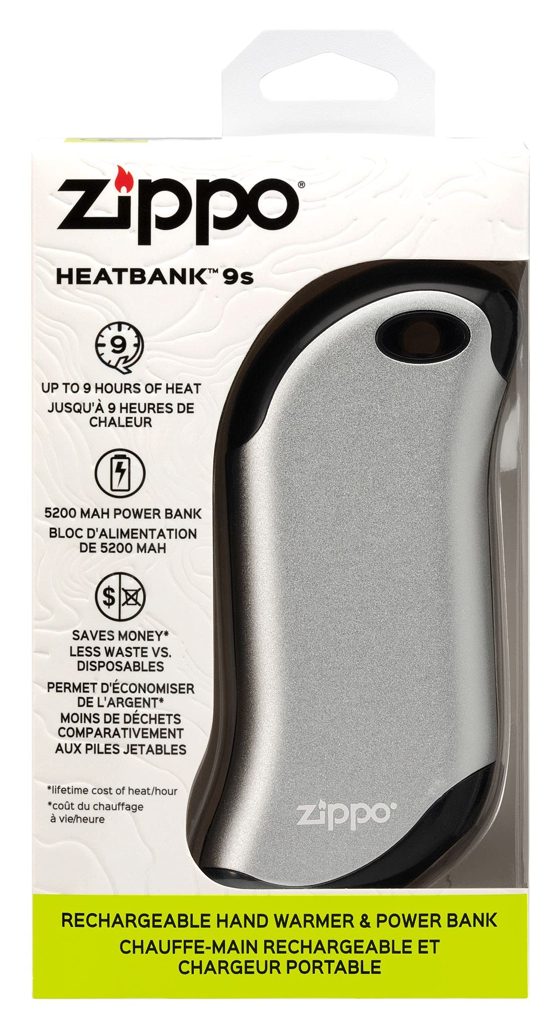 Zippo HeatBank 9s fits compactly for on-the-go warmth
