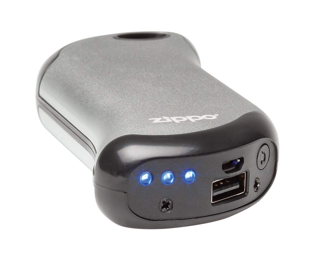 Zippo HeatBank 9s indicator lights reveal battery status and heat level