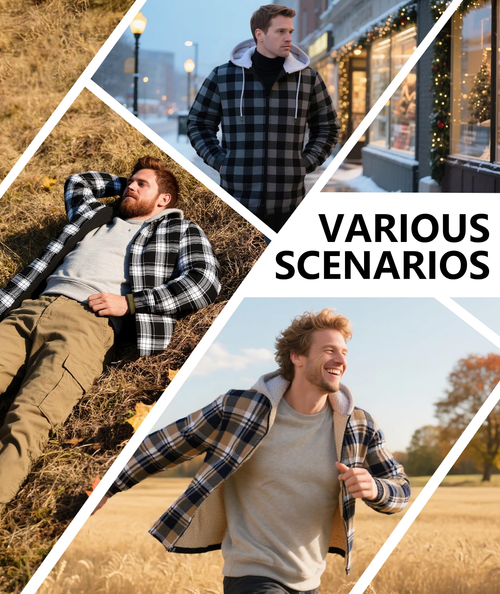 ZITY flannel jacket packable design ideal for travel and daily wear