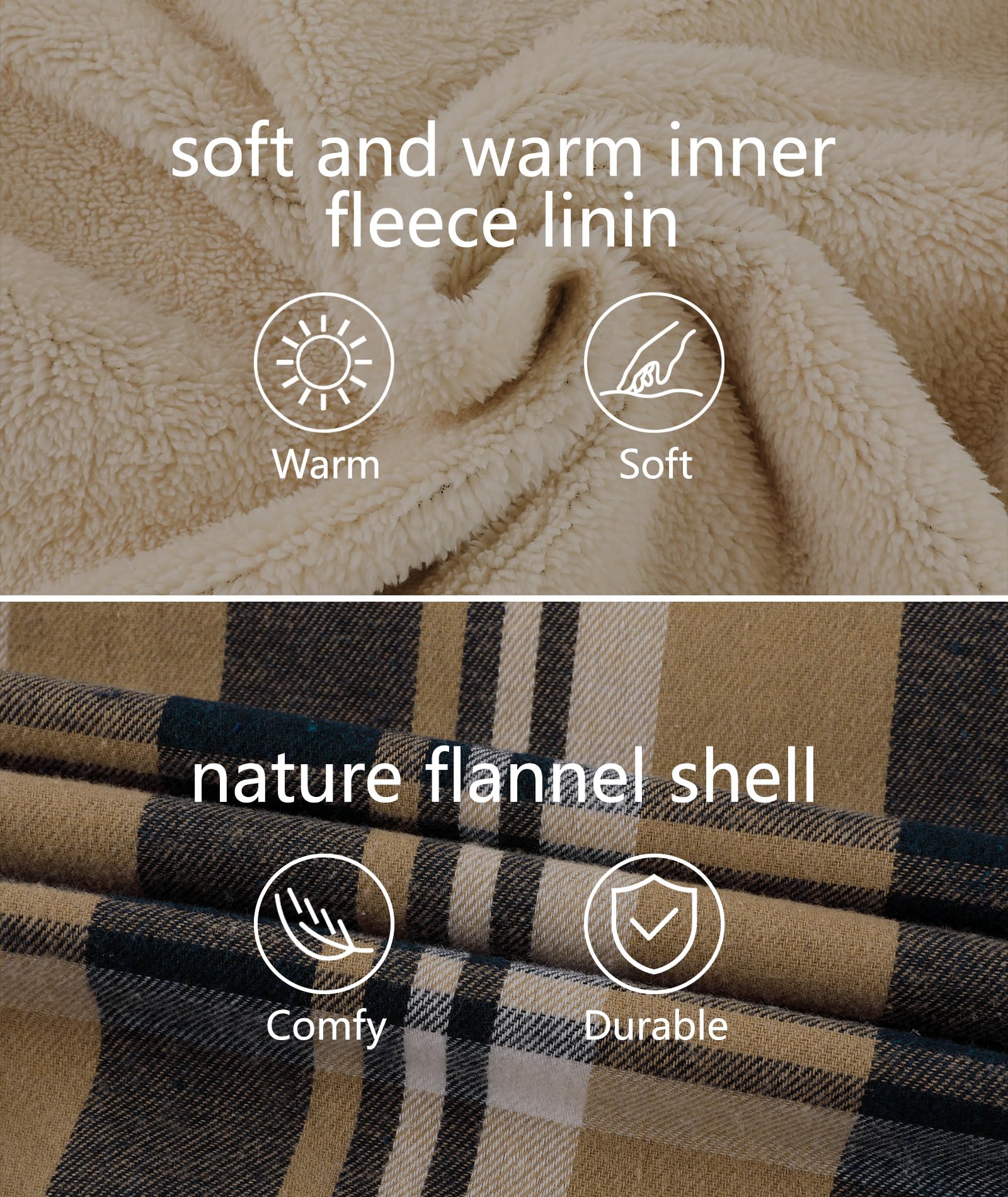ZITY flannel jacket windproof outer with soft warmth for winter