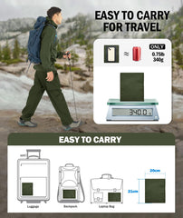 ZITY men's rain pants adjustable waist velcro for customizable comfort.