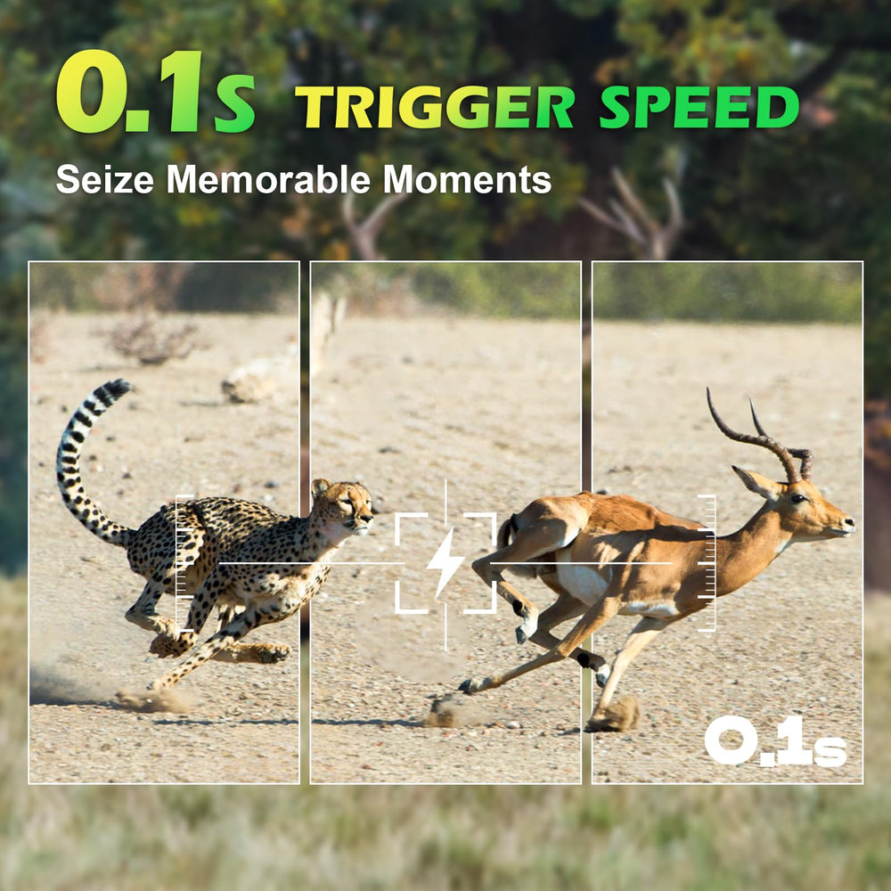 Zivolixd trail camera 0.1s trigger speed captures rapid motion