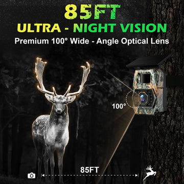 Zivolixd trail camera with WiFi/Bluetooth for app control and media transfer