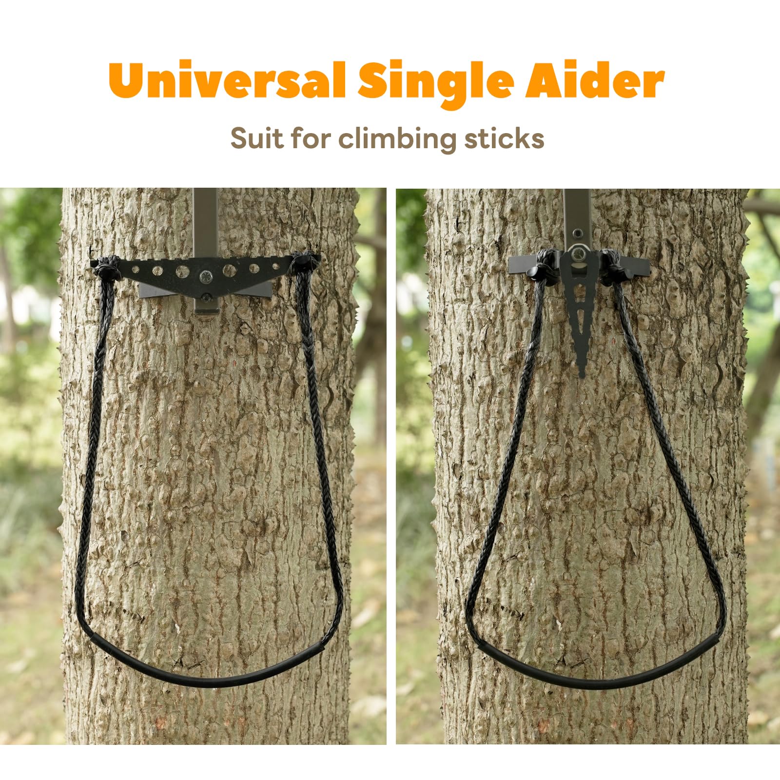 ZIVOXIA Climbing Stick Aider 1.5 ft length fits compact treestand setups.