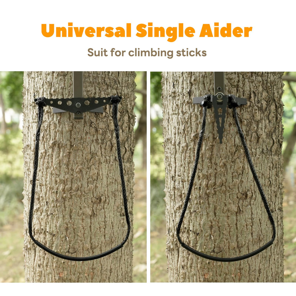 ZIVOXIA Climbing Stick Aider 1.5 ft length fits compact treestand setups.