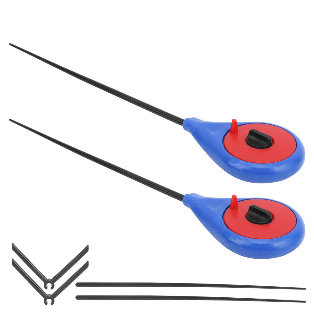 ZIZEV ice pole blue color enhances visibility on ice.