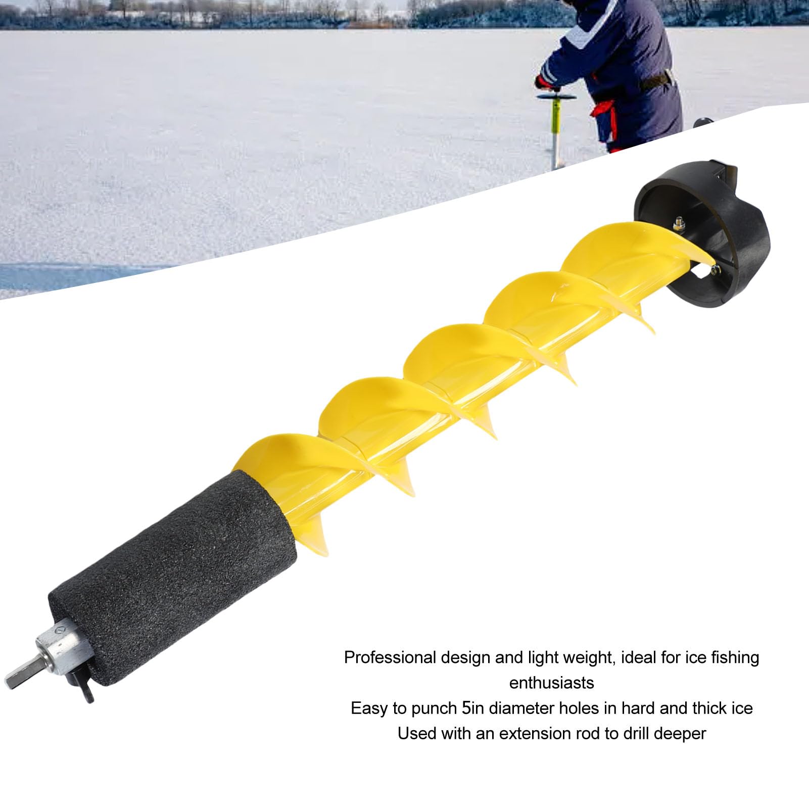 ZIZEV sharp steel blades bite through ice
