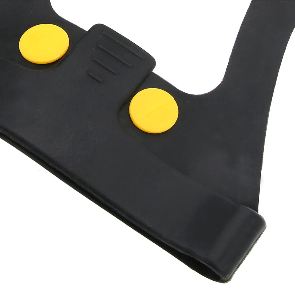 ZIZEV anti-slip spikes enhance stability on snow-covered paths.
