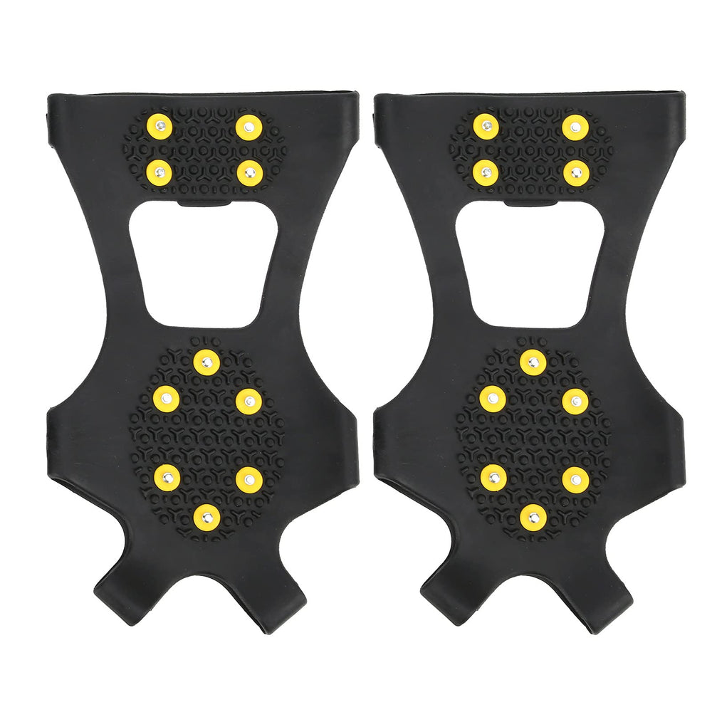 ZIZEV crampons provide a firm-fit-on-boot on icy terrain.
