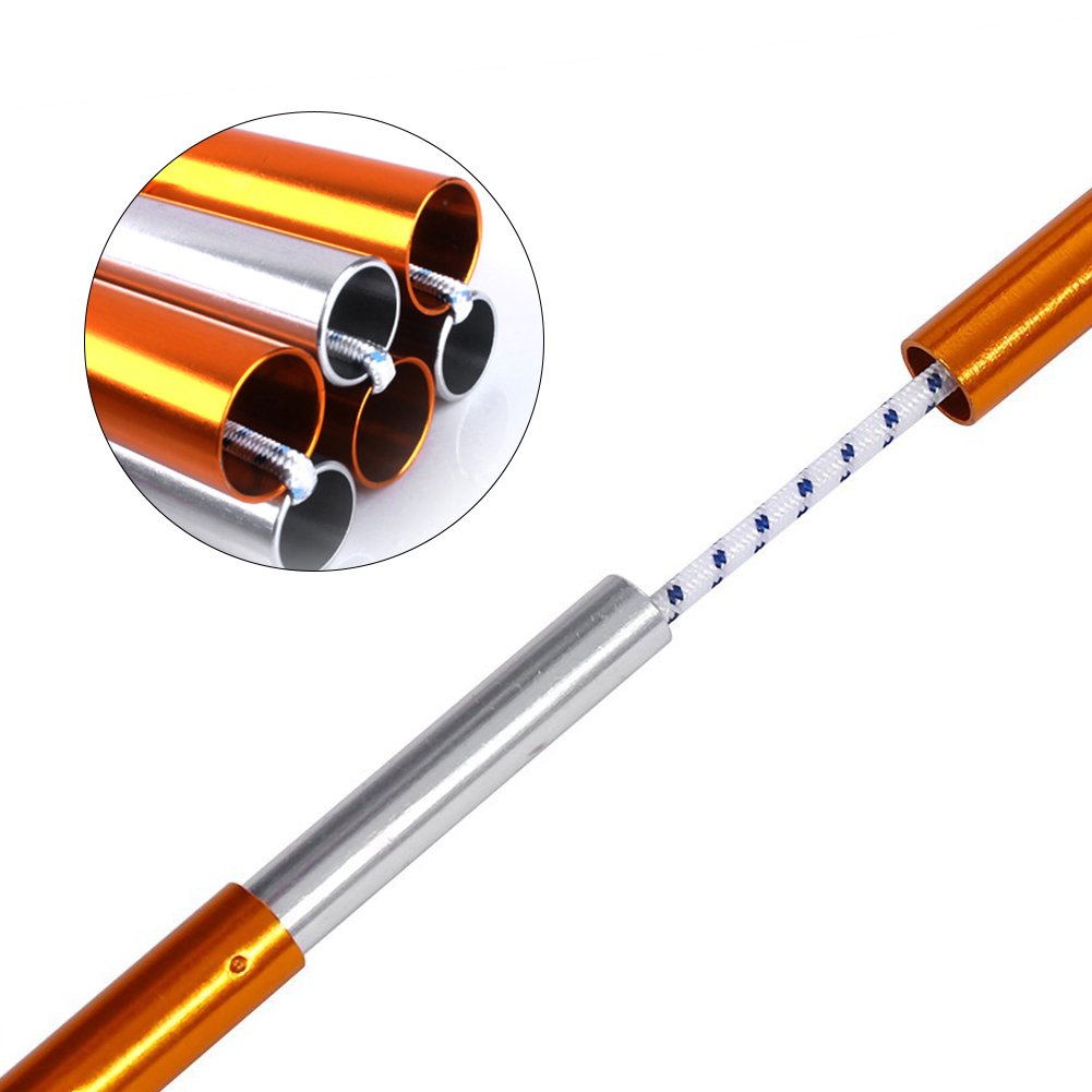 ZJChao camping tent poles, designed for easy setup under varying conditions.