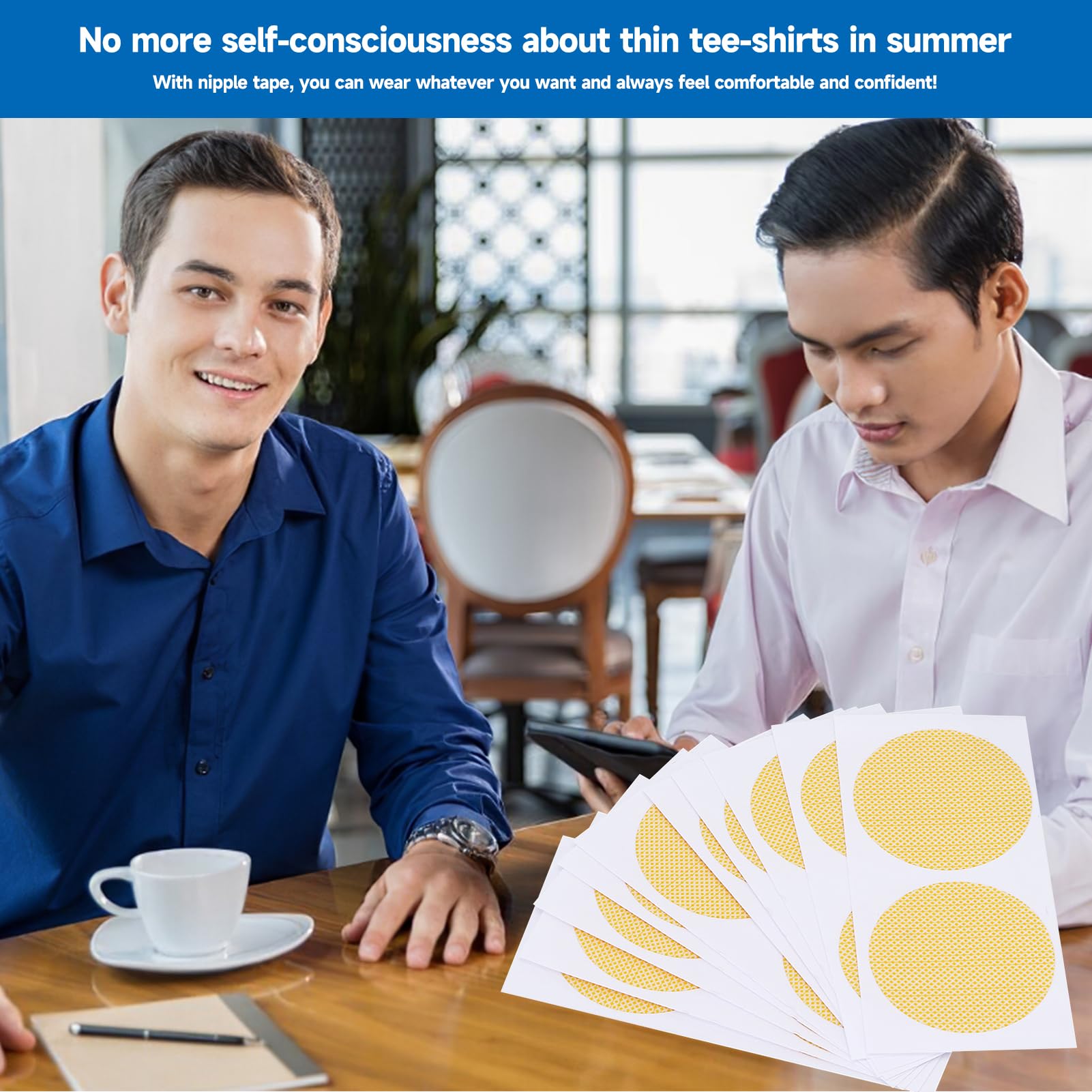 ZJchao discreet coverage under shirts helps you feel confident.