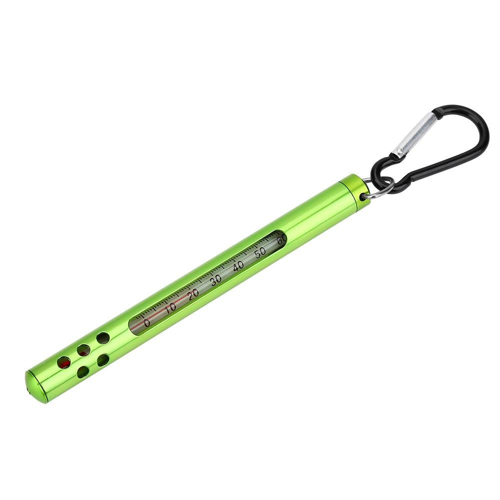 ZJChao thermometer with pocket clip and lanyard keeps it secure on streams