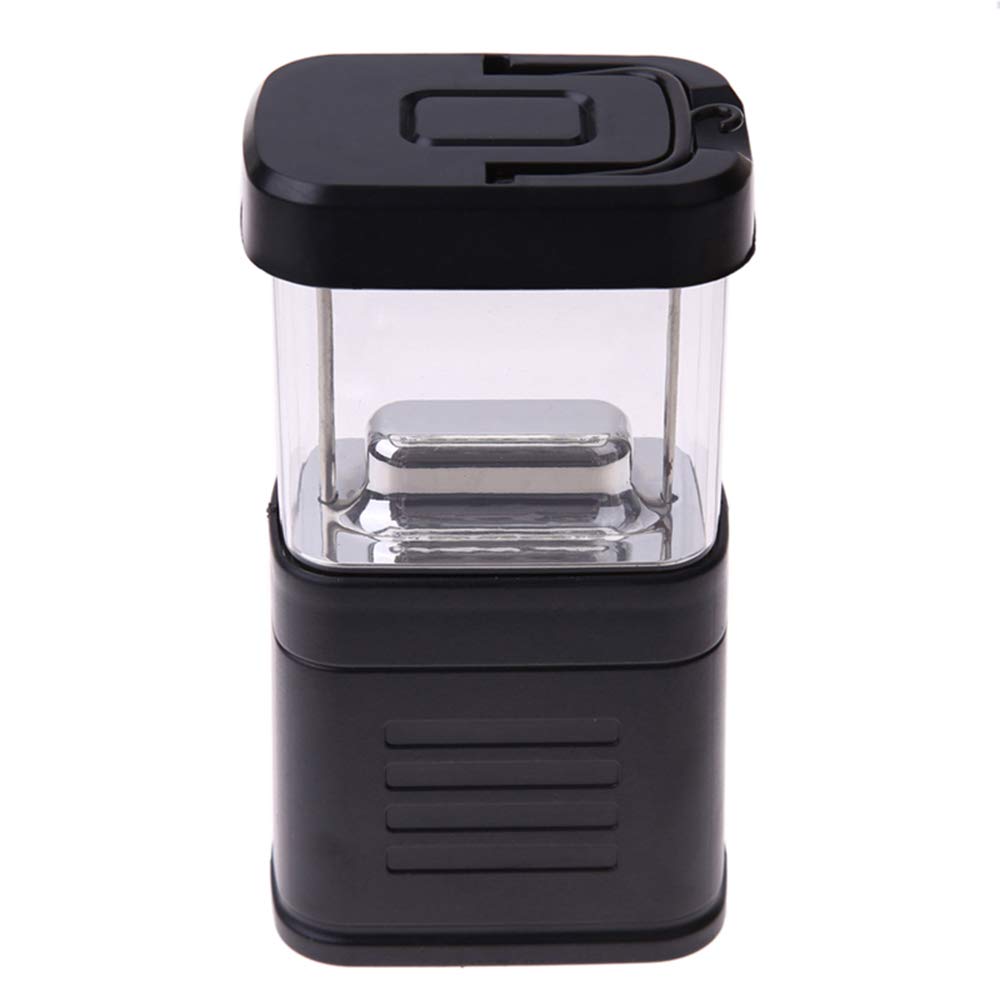 ZJchao LED camping lantern with 11 LEDs illuminating the campsite.