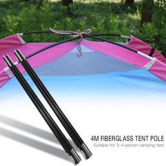 ZJchao segmented pole kit with seven parts for easy transport