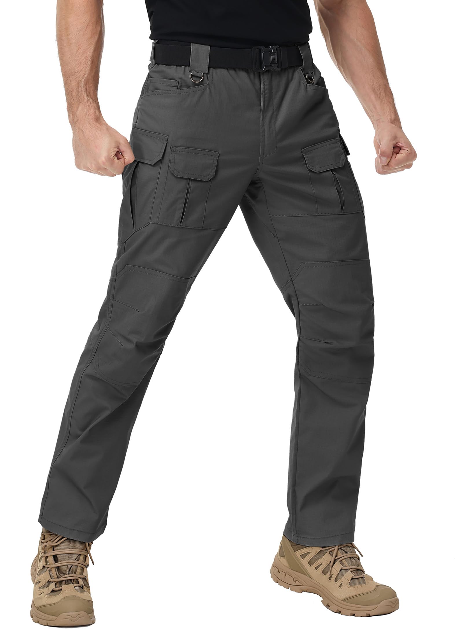 Closeup of ZKRYOVEX water-repellent fabric showing rugged texture for tough environments.