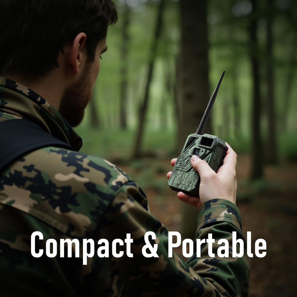 Zleo camouflaged camera blends into trees for discreet surveillance
