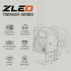 Zleo IP66 waterproof body resists harsh weather for year round monitoring