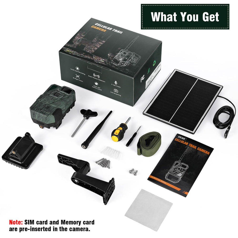 Includes 32GB memory card for immediate recordings with Zleo camera