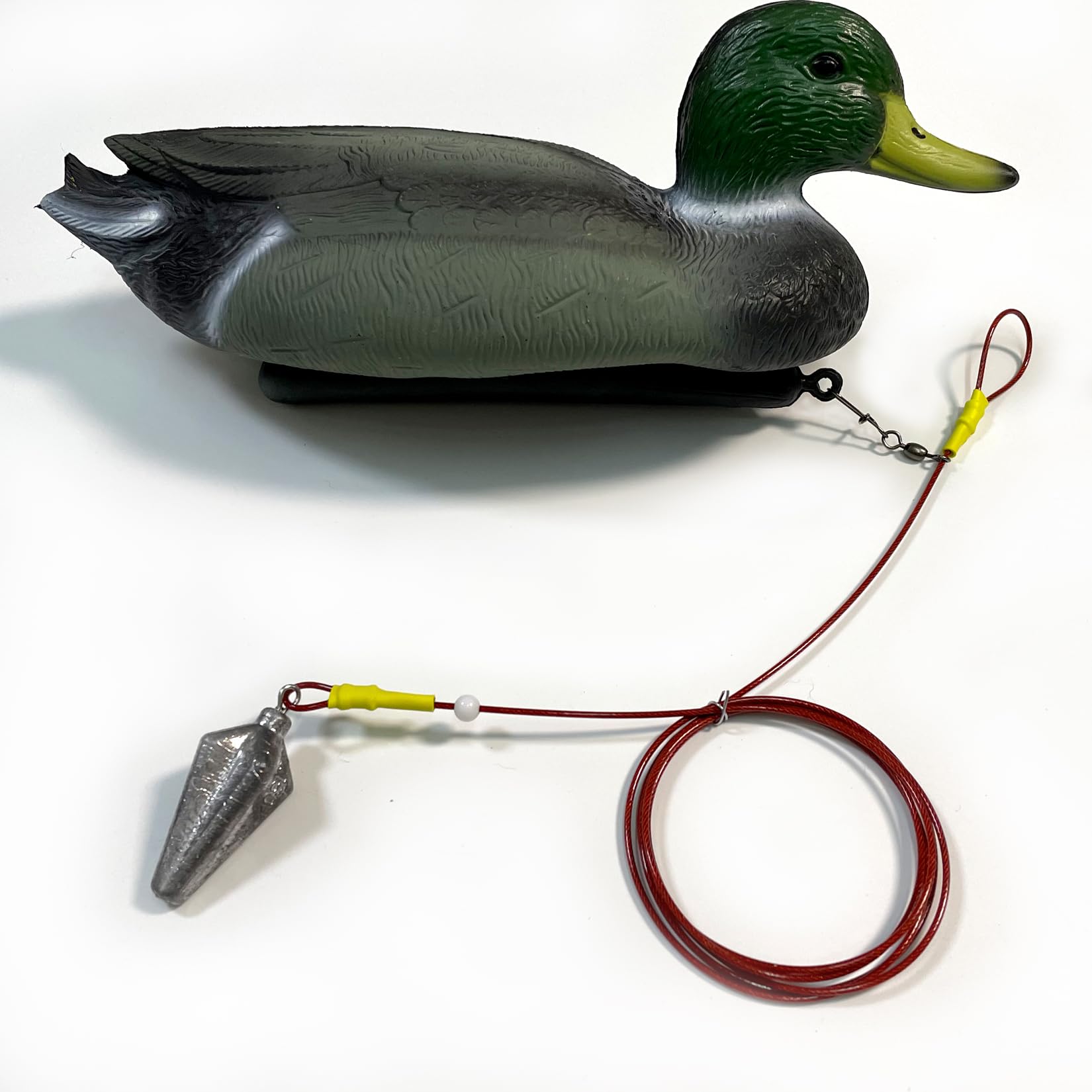 ZLEYECZ Duck Decoy Anchors stainless wirerope-coated for durable, rust-resistant performance