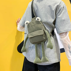 ZLM BAG US frog crossbody side pocket keeps small items within reach.