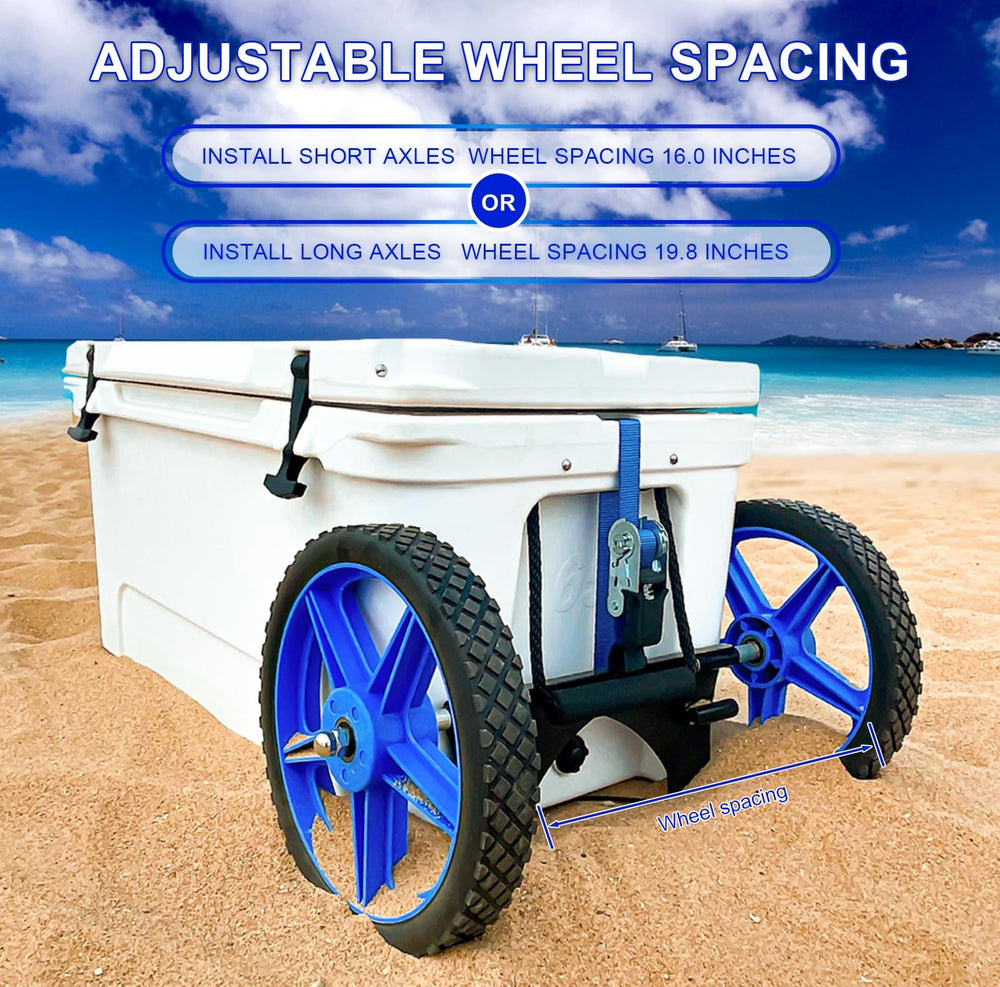 ZLSZTMI Cart base ready mounted on cooler for stable transport