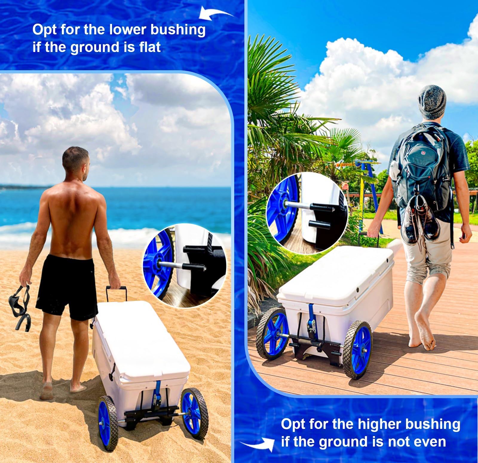 ZLSZTMI Strap system secures cooler firmly for secure transport