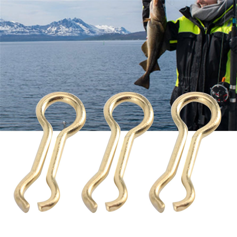 Close-up of M model 1.6x17.5mm steel alloy fishing wire eyes sinker