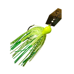 Z-MAN Chatterbait 0.375oz Frog delivers high vibrations and flash to attract bass.