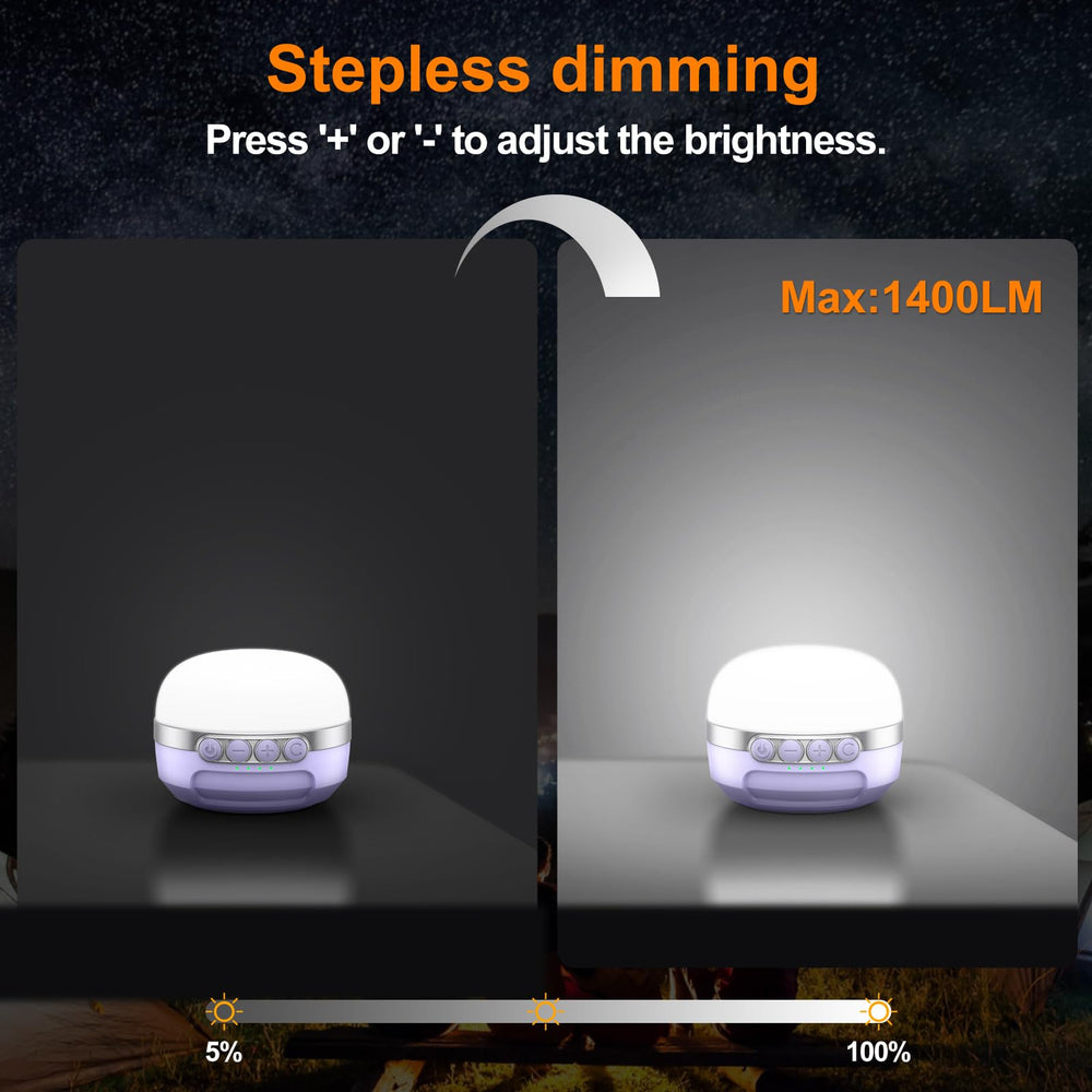 ZMNT lantern's magnetic base for quick attachment to metal surfaces.