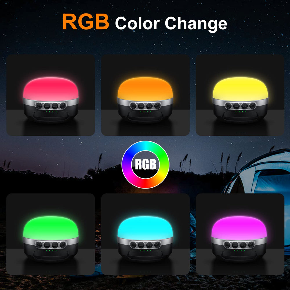 ZMNT lantern RGB mode cycles colors for mood lighting and events.