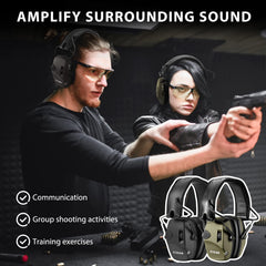 ZOHAN EM054 ambient sound amplification with microphones for improved range communication