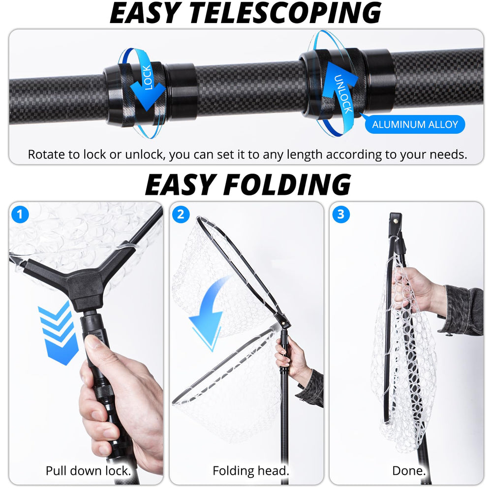 ZOINLIY folding mechanism one-click promotes fast storage after a catch.