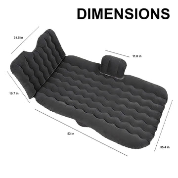 Zone Tech universal fit for cars and SUVs, turning seats into a bed.