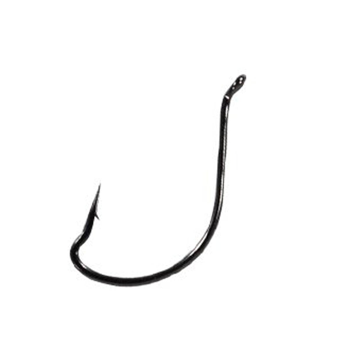 Zoneloc Drop Shot Octopus 5pc hooks showcase a premium black nickel finish for durable, reliable rigs.