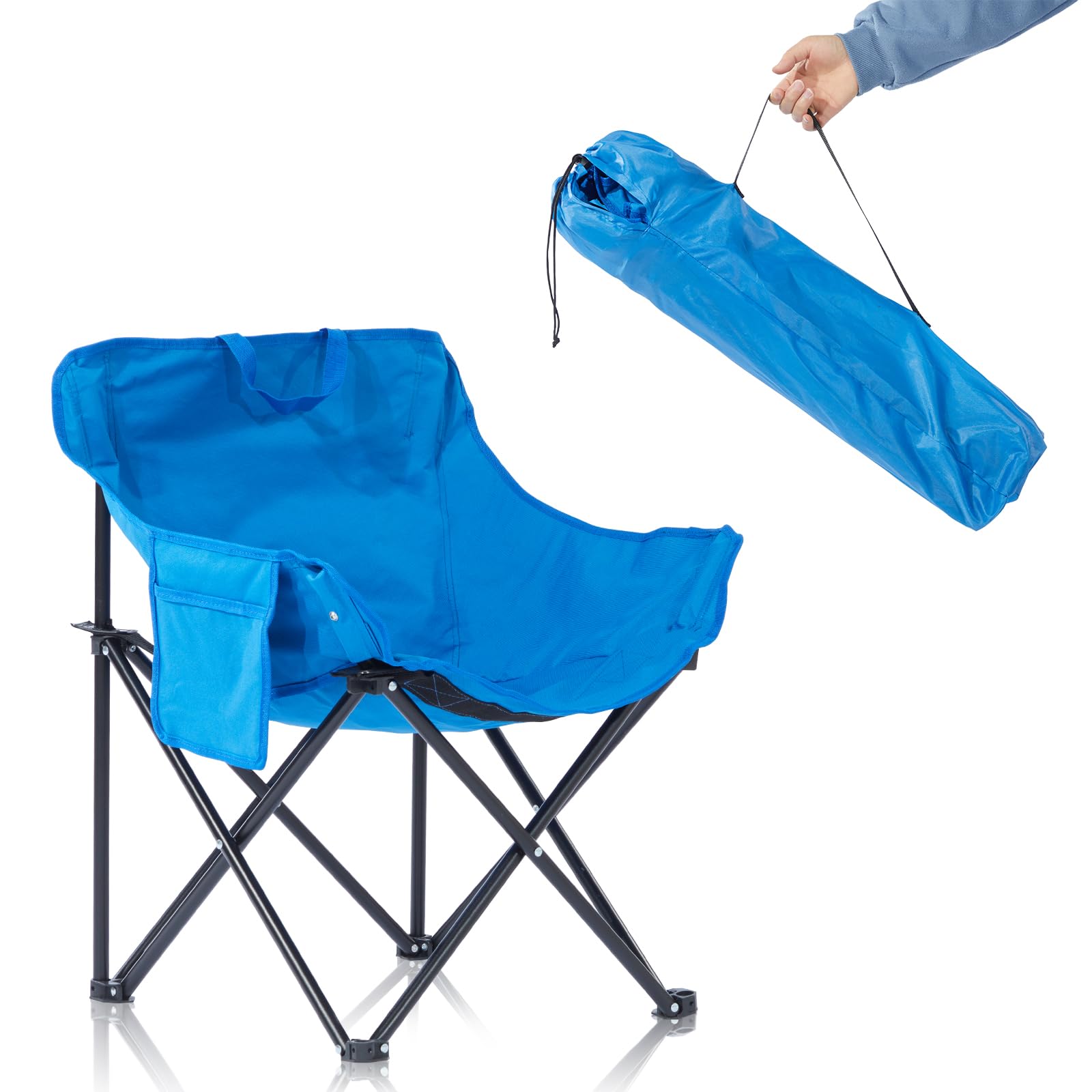 ZONEMEL portable sauna chair folded, compact storage for car trunk and travel