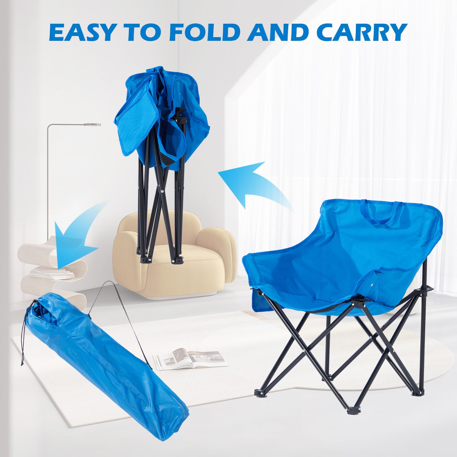 ZONEMEL sauna chair storage pocket for water cup and towels